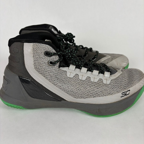 Under Armour | Gray High Top Sneakers Men’s Size 6.5 - Picture 1 of 9